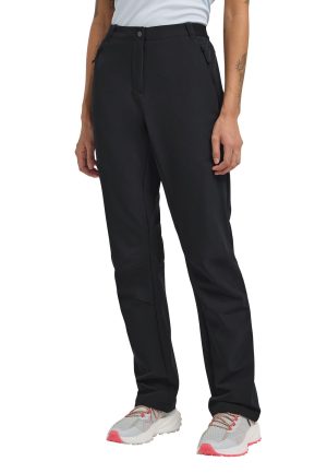 Jack Wolfskin Jack Wolfskin Geigelstein Pants Women Softshell-Wanderhose Damen 46 black black – black 46