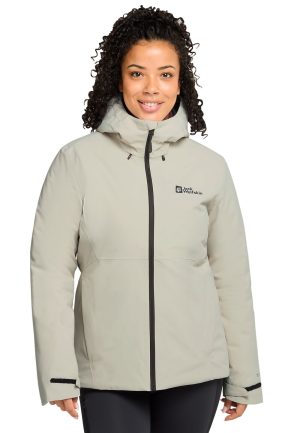 Jack Wolfskin Jack Wolfskin Cold SKY Ins Jacket Women Winddichte Isolationsjacke mit Wärmeschutz Damen M beige seal – seal M