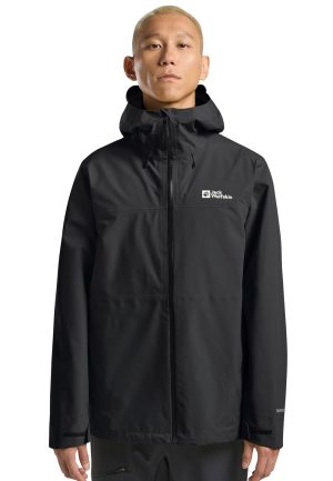 Jack Wolfskin Jack Wolfskin Highest Peak 3L Jacket Men Regenjacke Herren S black black – black S