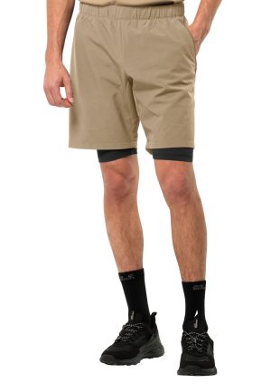Jack Wolfskin Jack Wolfskin Bike Commute Shorts Men Kurze Hose Herren XXXL beige sandstorm – sandstorm XXXL
