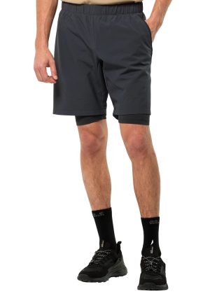 Jack Wolfskin Jack Wolfskin Bike Commute Shorts Men Kurze Hose Herren S grey