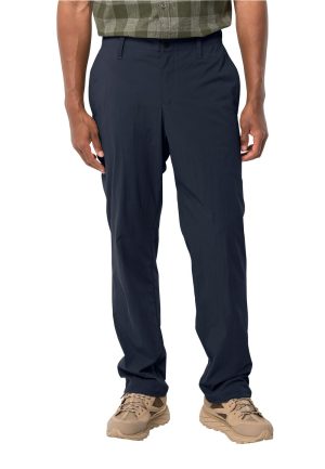 Jack Wolfskin Jack Wolfskin Desert Pants Men Lange Hose mit Sonnenschutz Herren 56 blue night blue – night blue 56