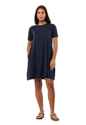 Jack Wolfskin Jack Wolfskin Travel Dress Sommerkleid Damen XS blue night blue – night blue XS