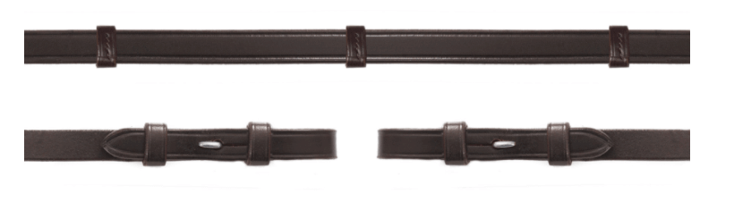 Schockemöhle Sports Lederzügel mit Zaumhaken Black/Silver WB | kavalio - für mich und mein Pferd