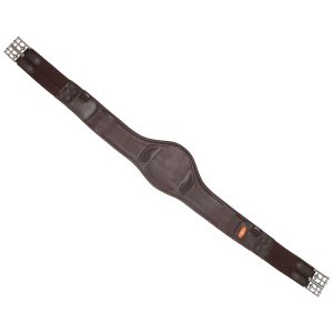 Schockemöhle Sports Sattelgurt Portland Langgurt Espresso / Silver | kavalio - für mich und mein Pferd