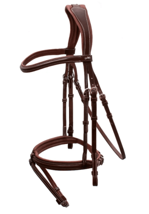 Schockemöhle Sports Trense Tokyo Select Royal Oak/Creme/Silver WB | kavalio - für mich und mein Pferd