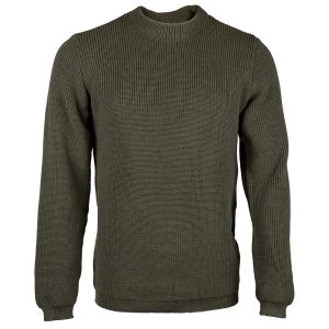 Reiff - Pulli Anton - Merinopullover Gr 46/48 braun/oliv