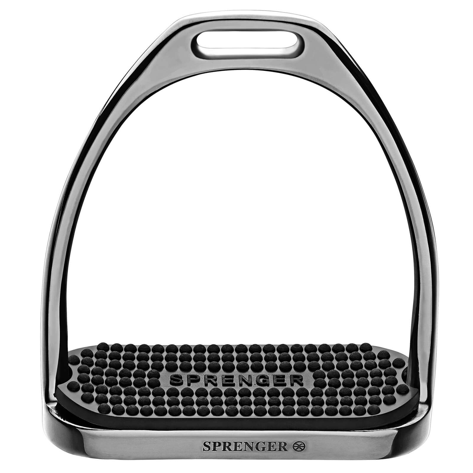 Sprenger Steigbügel Fillis Edelstahl Anthrazit/ schwarze Einlage | kavalio - für mich und mein Pferd