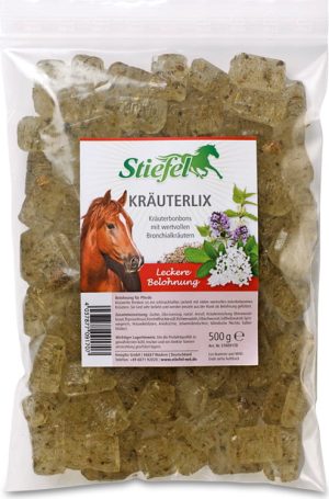 Stiefel Pferdebonbons Kräuterlix Pferdeleckerlis Pferdesnacks | kavalio - für mich und mein Pferd