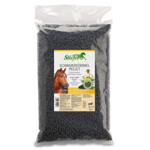 Stiefel Schwarzkümmel Pellets Ergänzungsfuttermittel Nahrungsergänzung | kavalio - für mich und mein Pferd