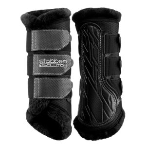 Stübben Gamaschen Evolution Airflow Boots mit Fleece Trainingsgamaschen Black L | kavalio - für mich und mein Pferd