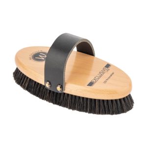 Waldhausen Exclusive Line Pferdekardätsche Rosshaar Putzbürste | kavalio - für mich und mein Pferd