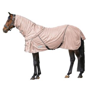 Waldhausen Fliegendecke Protect mit Halsteil Hellrosa 125 | kavalio - für mich und mein Pferd