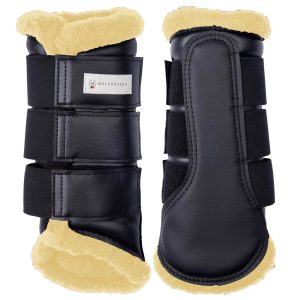 Waldhausen Gamasche Dressur Soft Schwarz/Beige M | kavalio - für mich und mein Pferd