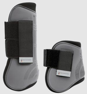 Waldhausen Gamaschen 4er Set Pro Silbergrau Warmblut | kavalio - für mich und mein Pferd