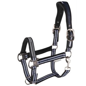 Waldhausen Halfter Athletic Nylonhalfter Asphalt/Schwarz WB | kavalio - für mich und mein Pferd