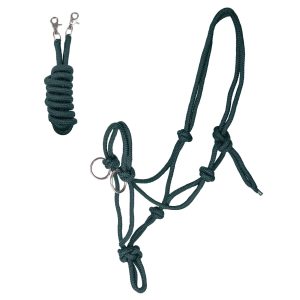 Waldhausen Knotenhalfter mit Zügel Tannengrün VB | kavalio - für mich und mein Pferd