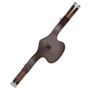 Waldhausen Ledersattelgurt mit Bauchlatz Braun | kavalio - für mich und mein Pferd