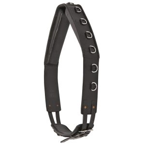 Waldhausen Longiergurt Leder Schwarz WB | kavalio - für mich und mein Pferd