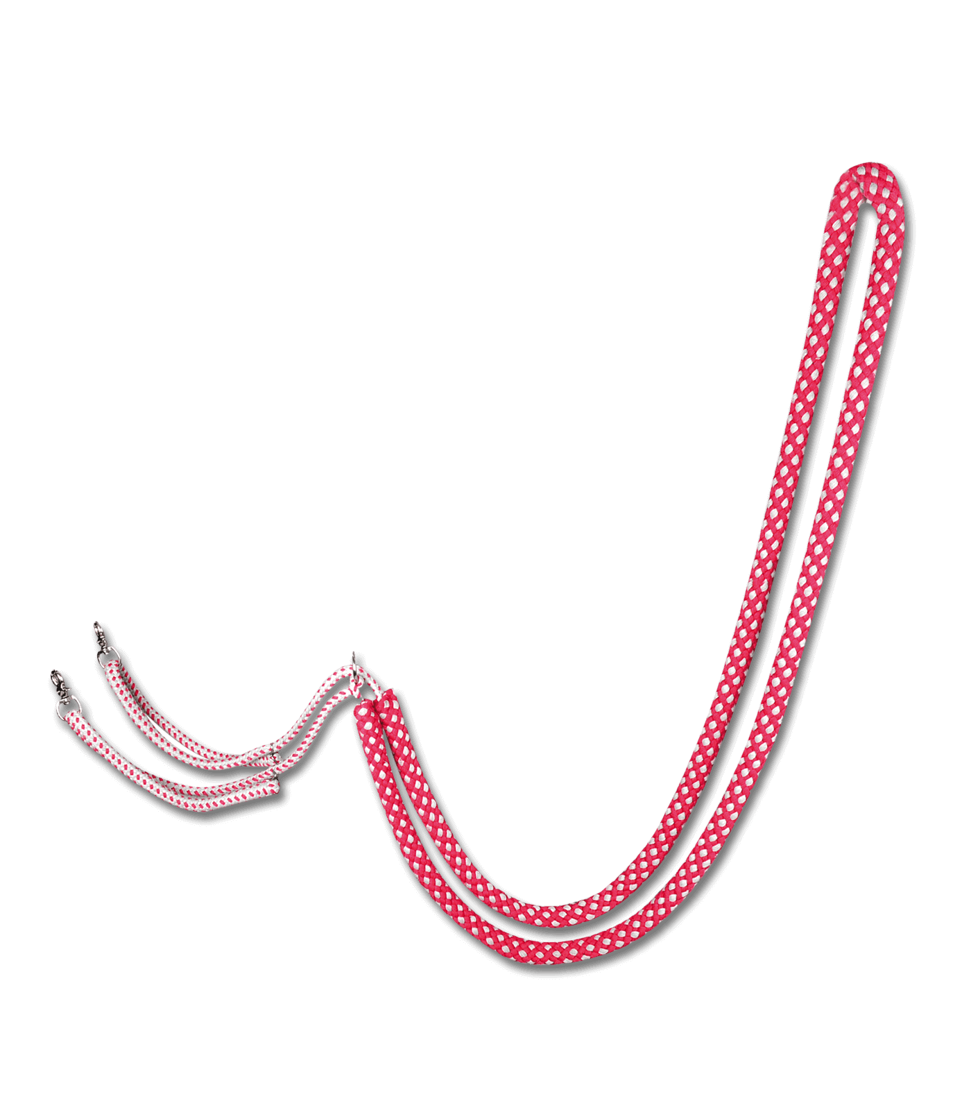 Waldhausen Longierhilfe Hilfszügel Rot/ Grau Pony | kavalio - für mich und mein Pferd – Bild 2