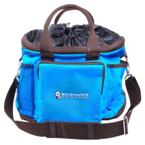 Waldhausen Putztasche Azurblau/ Braun | kavalio - für mich und mein Pferd