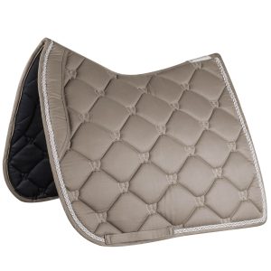 Waldhausen Schabracke Valencia Sattelunterlage Beige/Silber Dressur | kavalio - für mich und mein Pferd