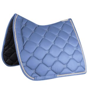 Waldhausen Schabracke Valencia Sattelunterlage Himmelblau/Silber Dressur | kavalio - für mich und mein Pferd