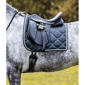 Waldhausen Schabracke Valencia Sattelunterlage Nachtblau/Silber Pony Dressur | kavalio - für mich und mein Pferd