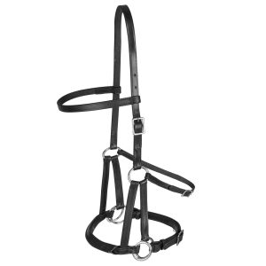 Waldhausen Trensenzaum LTJ Lindel Gebisslos Schwarz Pony | kavalio - für mich und mein Pferd