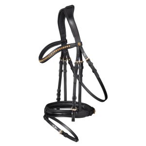 Waldhausen Trensenzaum S-Line Majestic Schwarz VB | kavalio - für mich und mein Pferd