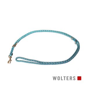 Wolters Führleine Everest Hundeleine Aqua/Schwarz | kavalio - für mich und mein Pferd