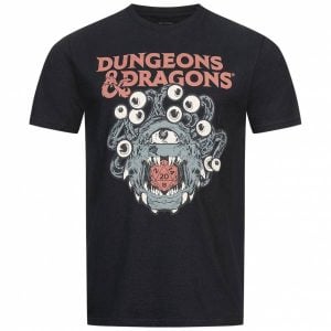 DUNGEONS & DRAGONS Beholder Herren T-Shirt HAMTS050BLK