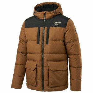 Reebok Parka Puffer Herren Winterjacke RBO14970-Timber