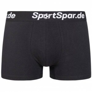 Sportspar.de Herren "Sparbuchse" Boxershorts schwarz-weiß