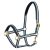 Eskadron Halfter Schiebeschnalle Basics Pferdehalfter Racinggreen-White-Nightblue P2 | kavalio – für mich und mein Pferd
