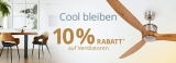 10 % Rabatt auf Ventilatoren bei Lampenwelt
