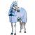 Horseware Ireland Fliegendecke Amigo Ripstop Hoody Azure Blue/Navy & Electric Blue 145 (6’6) | kavalio – für mich und mein Pferd