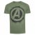 AVENGERS Marvel Stencil Logo Herren T-Shirt FAMTS954MIL S