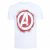 AVENGERS Marvel Stencil Logo Herren T-Shirt FAMTS954WHT Gr. 2XL
