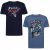 MARVEL Captain America Herren T-Shirt 2er-Pack FCMPK123MUL Gr. XL