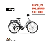 Jeep City E-Bike ECR3001 für nur 782,10€ inkl. Versand statt 1149€