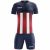 Zeus Kit Hero Trikot-Set mit Shorts blau rot Gr. L/XL