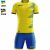 Zeus Mundial Teamwear Set Trikot mit Shorts gelb royal Gr. L/XL