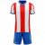 Givova Fußball Set Trikot mit Shorts Kit Catalano rot/weiß Gr. L