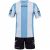 Givova Fußball Set Trikot mit Shorts Kit Catalano hellblau/weiß Gr. M