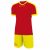 Givova Kit Revolution Fußball Trikot mit Shorts rot gelb Gr. XL