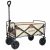 KIRKJUBØUR® „Edda“ faltbarer Bollerwagen braun/beige Gr. Größe:Einheitsgröße