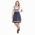 Dirndl Damen Oktoberfest-Kostüm MIESEPETER® blau Gr. M