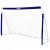 MUWO Fußballtor aus Stahl 240 x 150 cm blau/weiß Gr. Größe:Einheitsgröße