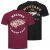 FORD MUSTANG Herren T-Shirt 2er-Pack POMPK223MUL Gr. S